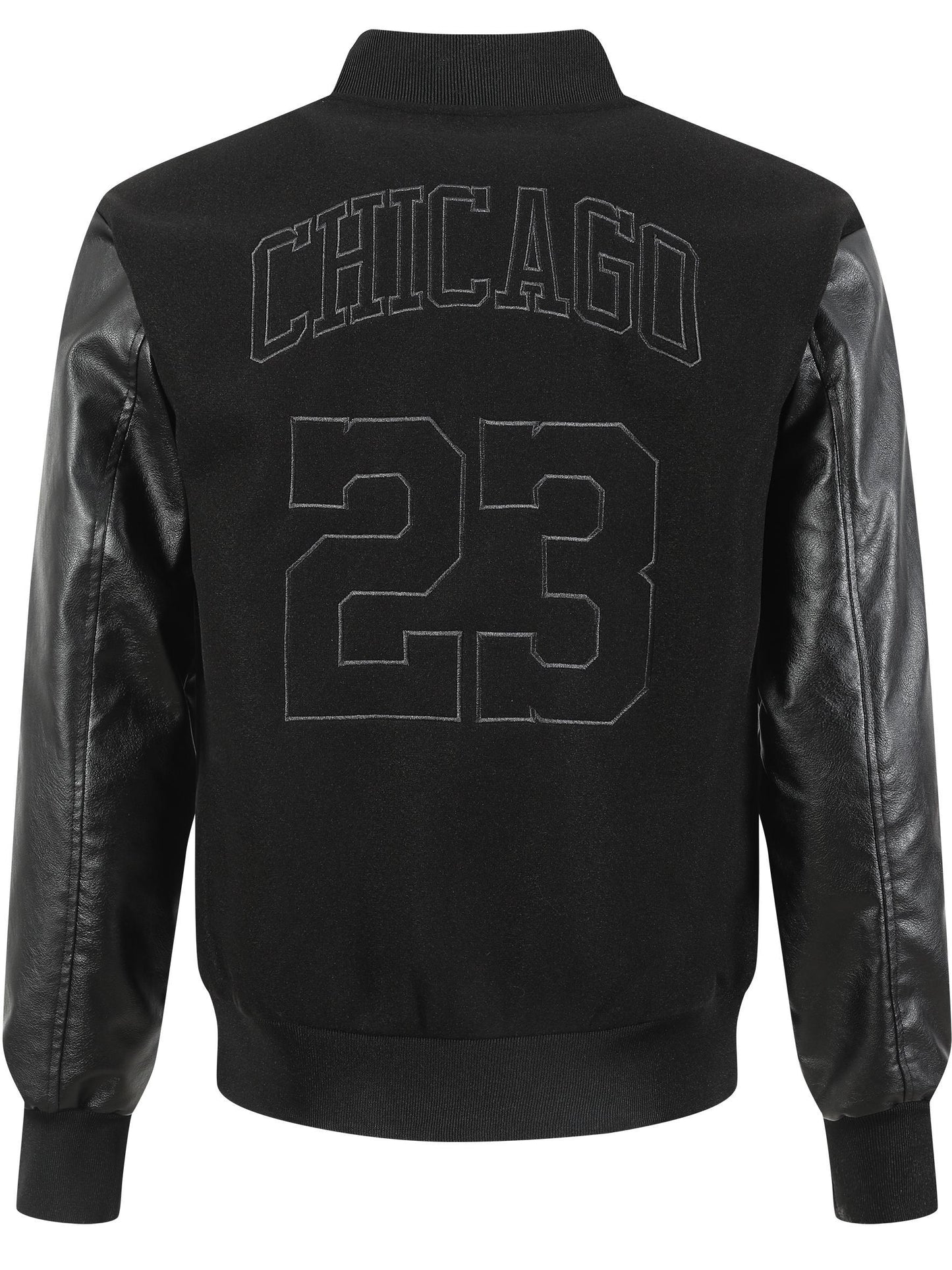 Herren Baseballjacke Schwarz #23 – Lässiges klassisches Retro-Sportdesign, mit...